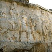 Naqš-e Rajab, Investiture relief of Shapur I