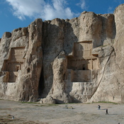 Naqš-e Rustam, Achaemenid tomb I (Darius II Nothus?) and II (Artaxerxes I Makrocheir?)