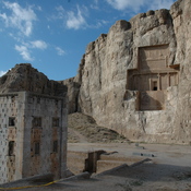 Naqš-e Rustam, Ka'bah-e Zardušt and Achaemenid tomb I (Darius II Nothus?)