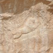 Naqš-e Rustam, Parthian relief of a lion