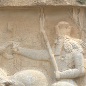 Naqš-e Rustam, Investiture Relief of Ardašir I, Ahriman