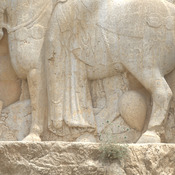 Naqš-e Rustam, Investiture Relief of Ardašir I, Tamga