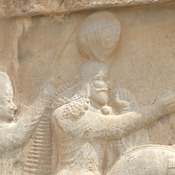 Naqš-e Rustam, Investiture Relief of Ardašir I, Ardašir and official