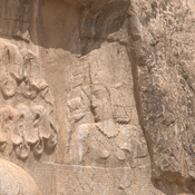 Naqš-e Rustam, Victory relief of Shapur I, Kartir