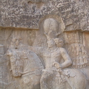 Naqš-e Rustam, Victory relief of Shapur I, Shapur and Valerian
