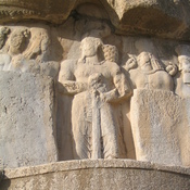 Naqš-e Rustam, First (audience) relief of Bahram II, Bahram