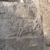 Naqš-e Rustam, Second (equestrian) relief of Bahram II