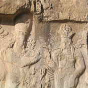 Naqš-e Rustam, Investiture relief of Narseh, Narseh and Shapurdokhtak