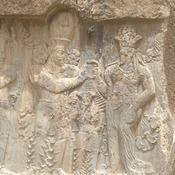 Naqš-e Rustam, Investiture relief of Narseh, Narseh, Shapurdokhtak, and Hormizd