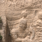 Naqš-e Rustam, Victory relief of Hormizd II, Hormizd's standard bearer