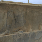 Pasargadae, Palace S, Relief of two mythological creatures (a/o Oannes)