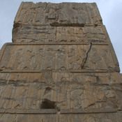 Persepolis, Hall of a Hundred Columns, East gate, Relief of soldiers