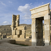 Persepolis, Hall of a Hundred Columns, East gate, Relief of soldiers