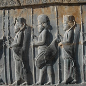 Persepolis, Hall of a Hundred Columns, Gate QQ7, Relief of soldiers