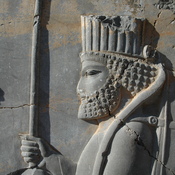 Persepolis, Hall of a Hundred Columns, Gate QQ7, Relief of soldiers