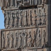 Persepolis, Hall of a Hundred Columns, NW gate, Relief of soldiers