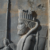 Persepolis, Hall of a Hundred Columns, NW gate, Relief of a soldier