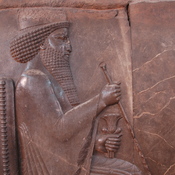 Persepolis, Apadana, Northstairs, Central relief, Darius