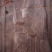 Persepolis, Apadana, Northstairs, Central relief, Two soldiers