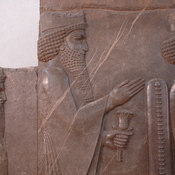 Persepolis, Apadana, Northstairs, Central relief, Crown prince