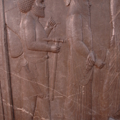 Persepolis, Apadana, Northstairs, Central relief, Magian