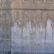Persepolis, Apadana, Northstairs, Relief, Courtiers