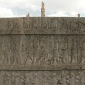 Persepolis, Apadana, Northstairs, Relief, Scythians