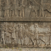 Persepolis, Apadana, Northstairs, Relief, Indians