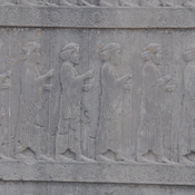 Persepolis, Apadana, Northstairs, Relief of soldiers