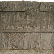 Persepolis, Apadana, Northstairs, Relief, Arachosians and Gandarans