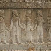 Persepolis, Apadana, Northstairs, Relief, Courtiers