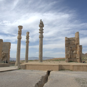 Persepolis, Gate of All Nations, From the south, with sewer