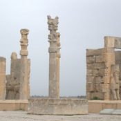 Persepolis, Gate of All Nations, From the south, with basin