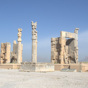 Persepolis, Gate of All Nations, From the south, with basin