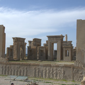 Persepolis, Palace of Darius (Taçara), from the southeast