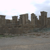 Persepolis, Palace of Darius (Taçara), from the northwest
