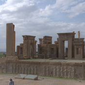 Persepolis, Palace of Darius (Taçara), from the southeast