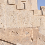 Persepolis, Palace of Darius (Taçara), Southern portico, Relief of servants