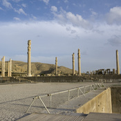 Persepolis, Terrace with northern Apadana Stairs