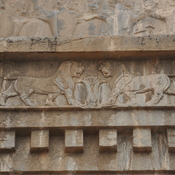 Persepolis, Tomb of Artaxerxes III Ochus, Relief of two lions