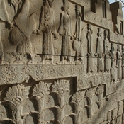 Persepolis, Council Hall (Tripylon), Northern stairs, Relief, Courtiers