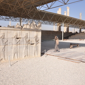 Persepolis, Council Hall (Tripylon), Northeastern corner, Relief, Soldiers