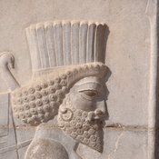 Persepolis, Council Hall (Tripylon), Northeastern corner, Relief, Soldier