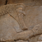 Persepolis, Unfinished tomb, Relief of the king