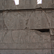Persepolis, Apadana, East Stairs, Relief of the Parthians