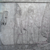 Persepolis, Apadana, East Stairs, Relief of the Sacae