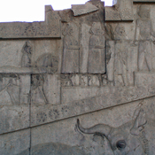 Persepolis, Apadana, East Stairs, Relief of the Thracians