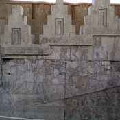 Persepolis, Apadana, East Stairs, Relief of the Libyans