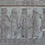 Persepolis, Apadana, East Stairs, Relief of courtiers