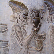 Persepolis, Apadana, East Stairs, Relief of a Lydian